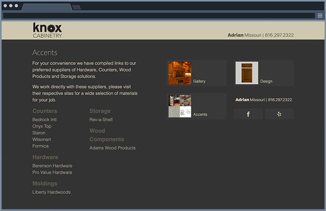 Knox Cabinetry screenshot